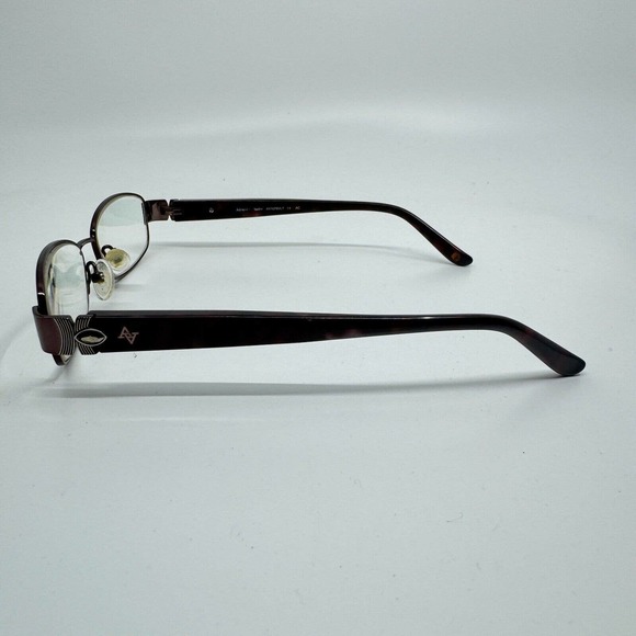 Adrienne Vittadini Eyeglasses Frame Italy AV1076VLT QH 51-16 Violet/Marble H9849 - Picture 2 of 7